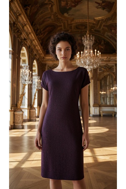 Nidya Moda Büyük Beden Kadın Siyah Bordo Gül Baskı Vako Abiye Elbise-4035CSB